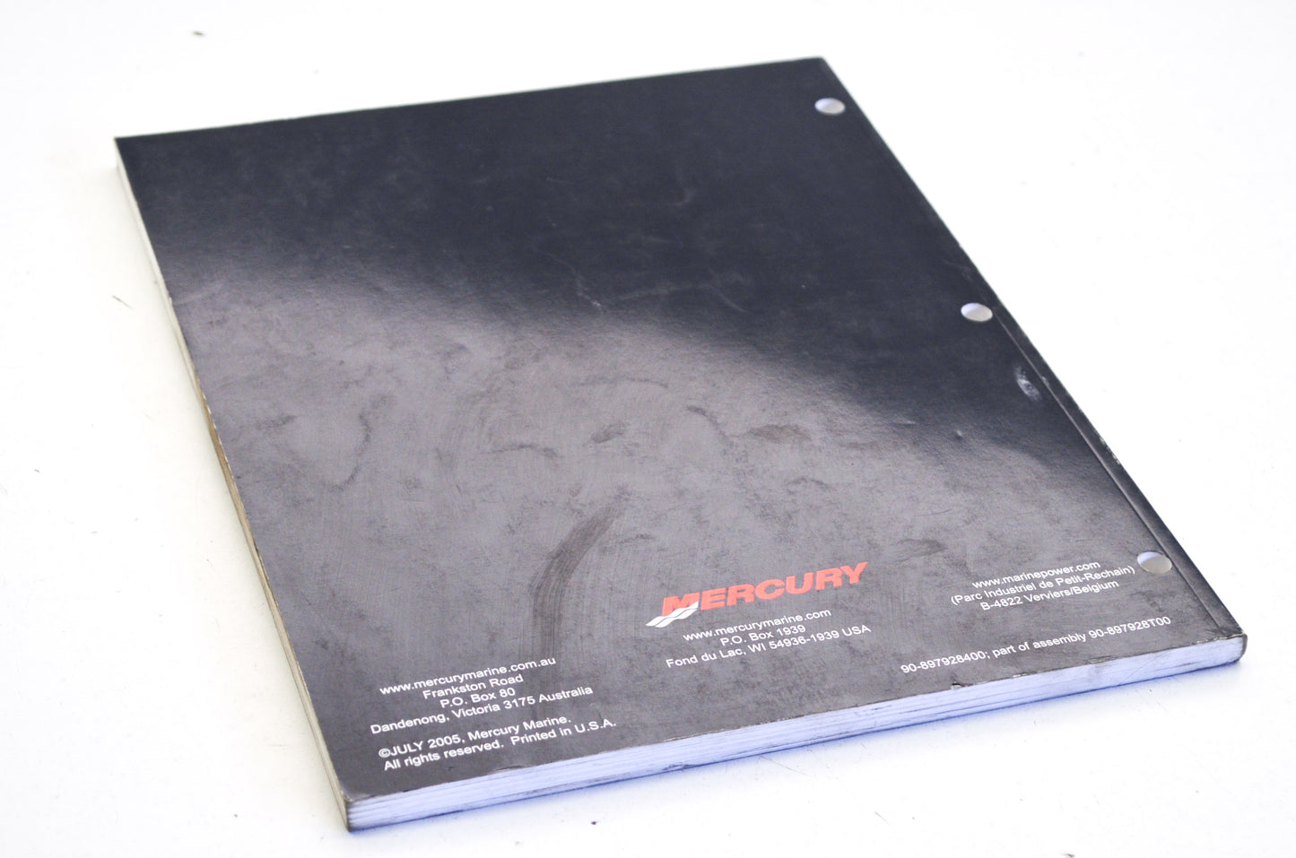 OEM Mercury 90-897928400 Service Manual 135/150/175 HP Verado 4-Stroke Section 4