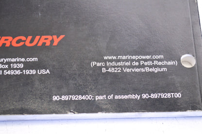 OEM Mercury 90-897928400 Service Manual 135/150/175 HP Verado 4-Stroke Section 4