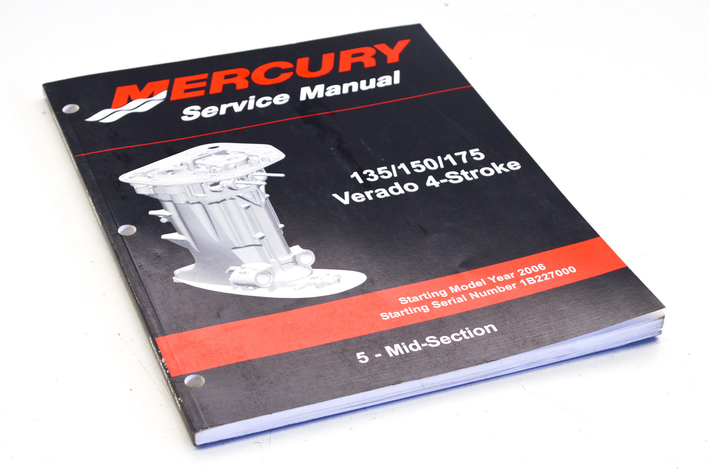 OEM Mercury 90-897928500 Service Manual 135/150/174 Verado 4-Stroke Section 5