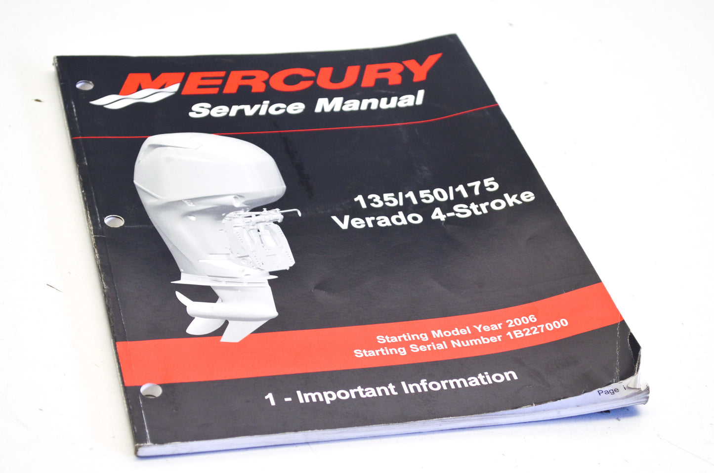 OEM Mercury Service Manual 135/150/175 Verado 4-Stroke Section 1