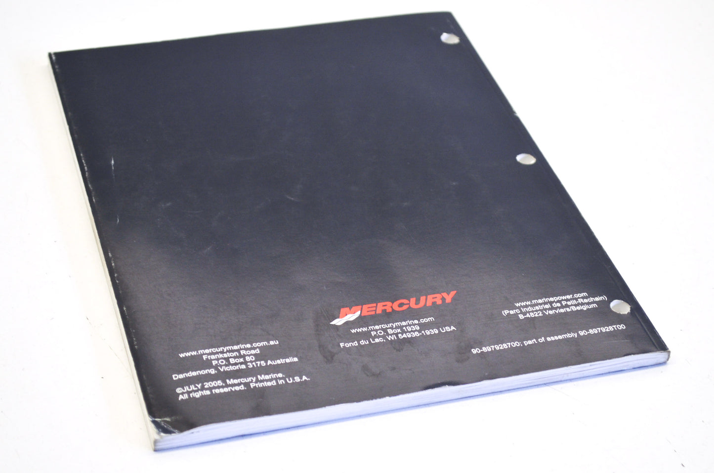 OEM Mercury 90-897928700 Service Manual 135/150/175 Verado 4-Stroke Section 7
