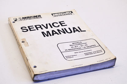 OEM Mercury 20 Jet/20/25 HP Service Manual