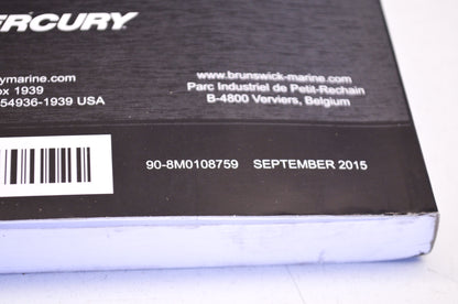 OEM Mercury 90-8M0108759 Joystick Piloting for Outboards Service Manual NOS