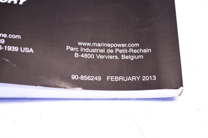 OEM Mercury 90-856249 Service Manual Big Tiller