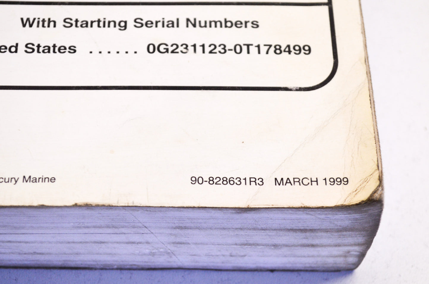 OEM Mercury Service Manual 40/45/50/50 Bigfoot (4-Stroke)