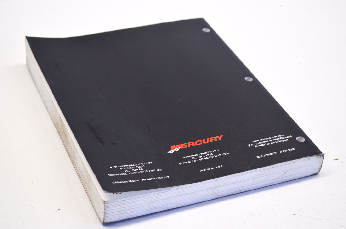 OEM Mercury Service Manual 8/9.9 9.9 BigFoot Fourstroke