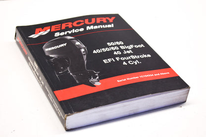 OEM Mercury 50/60 40-60 BigFoot 40 Jet EFI 4-Stroke 4 Cyl Service Manual