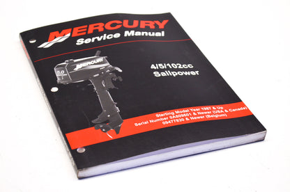 OEM Mercury 90-17308R02 Service Manual 4/5/102cc Sailpower