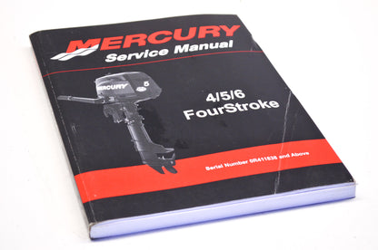 OEM Mercury 90-879276001 4/5/6 HP 4-Stroke Service Manual