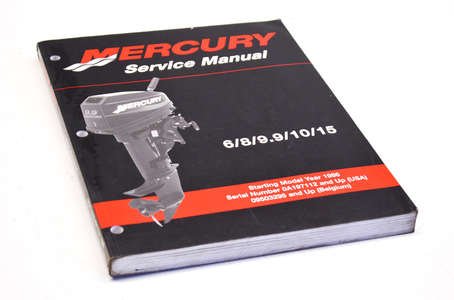 OEM Mercury Service Manual 6/8/9.9/10/15 HP