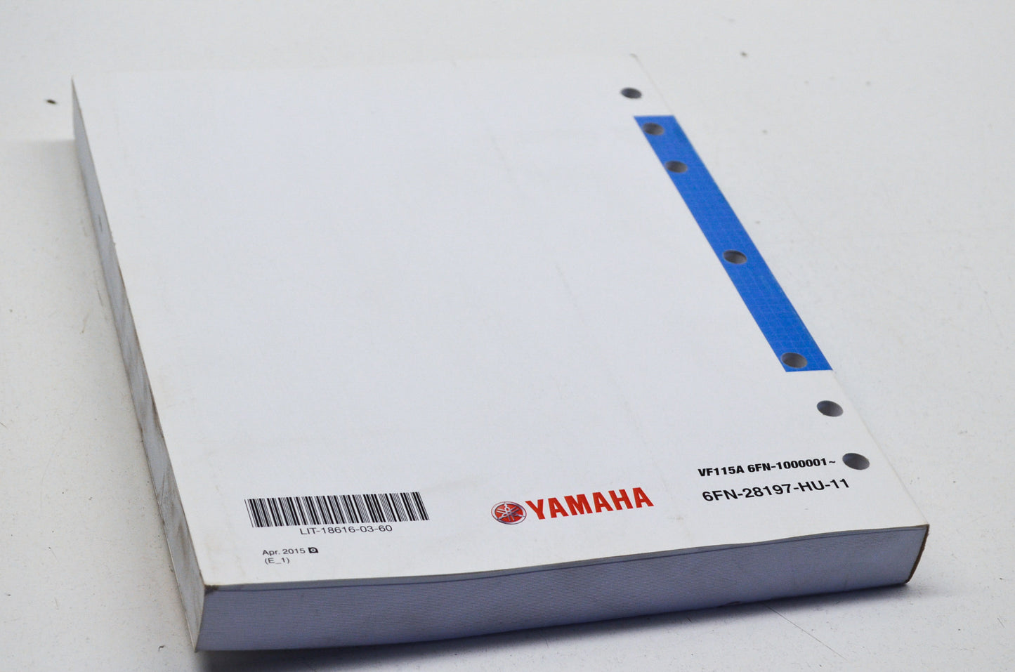 OEM Yamaha LIT-18616-03-60 VF115A Service Manual NOS
