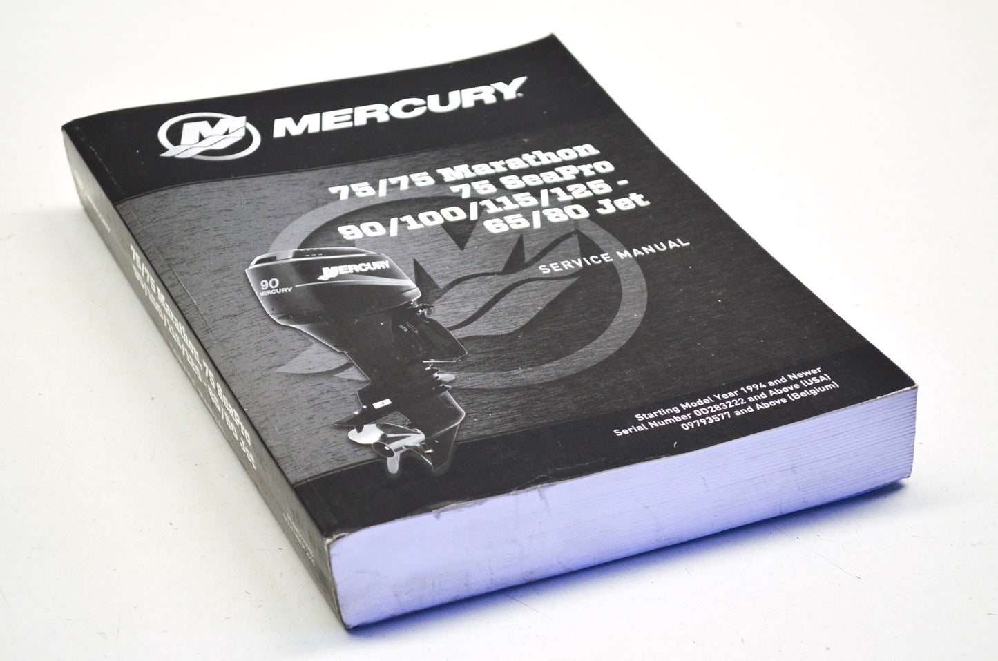 New OEM Mercury Service Manual 75/75 Marathon, SeaPro/90-125/65-80 Jet NOS