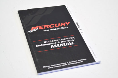 OEM Mercury 90-10225010 115HP 4-Stroke Outboard Operation Manual NOS