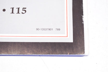 OEM Mercury 90-13537901 100/115 HP Operation Manual NOS