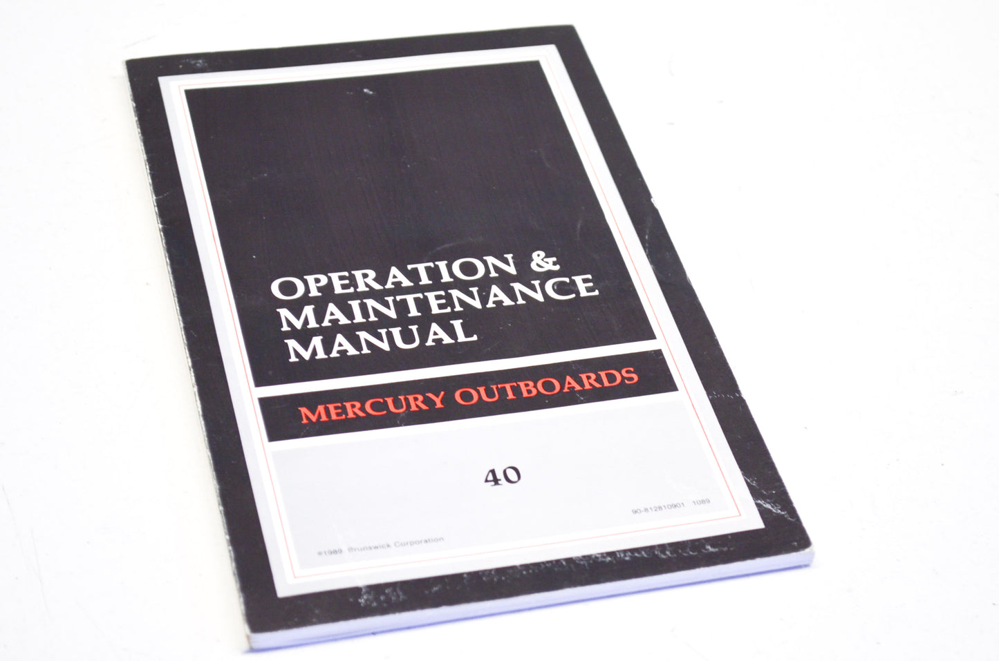 OEM Mercury 90-812810901 40HP Operation Manual NOS