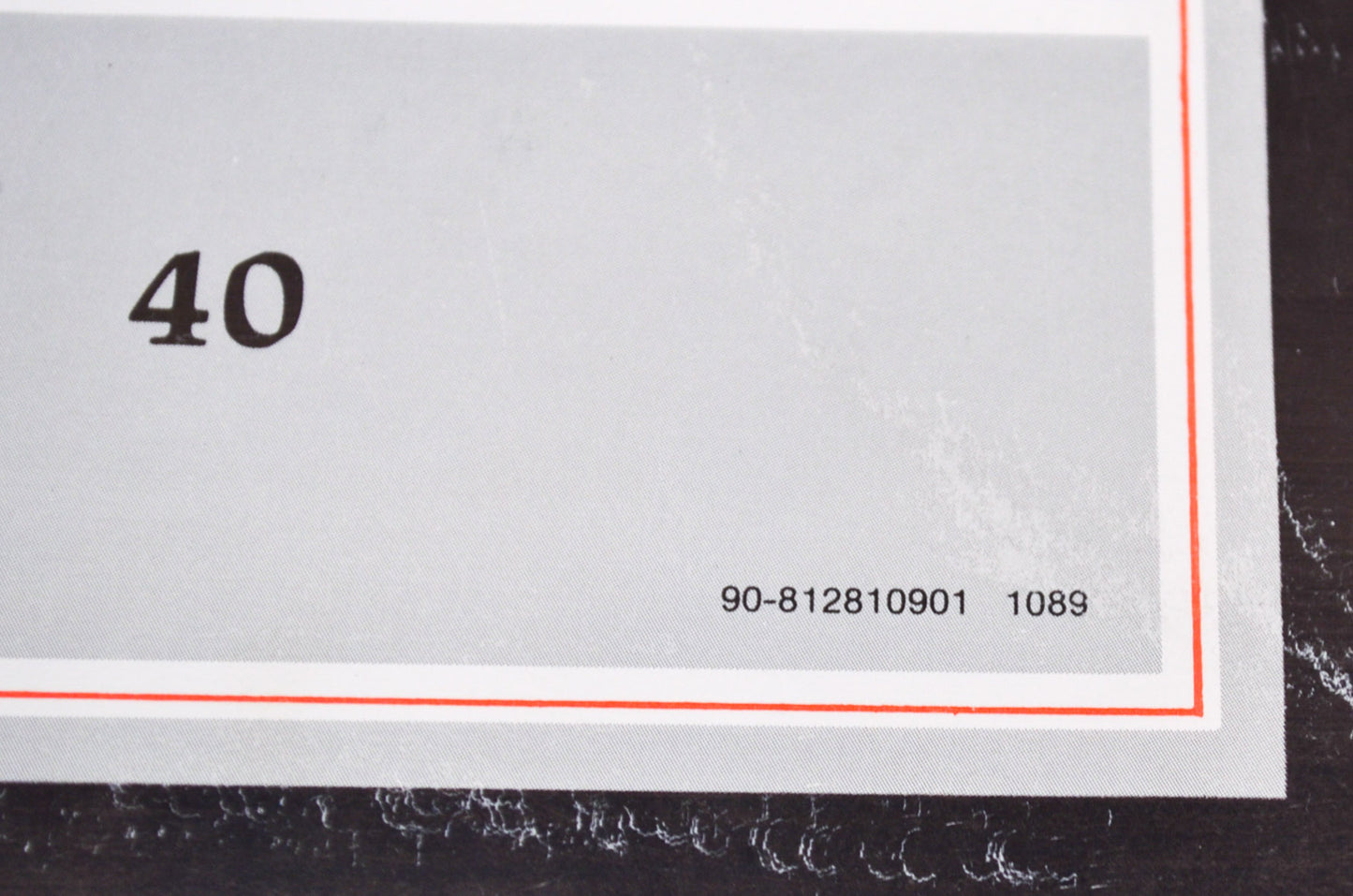 OEM Mercury 90-812810901 40HP Operation Manual NOS