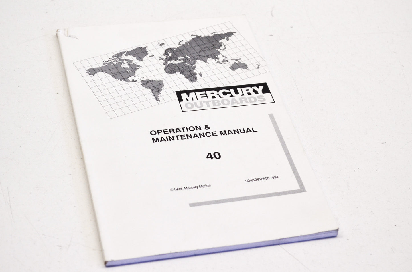 OEM Mercury 90-812810950 40 HP Operation Manual NOS