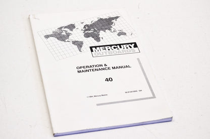 OEM Mercury 90-812810950 40 HP Operation Manual NOS