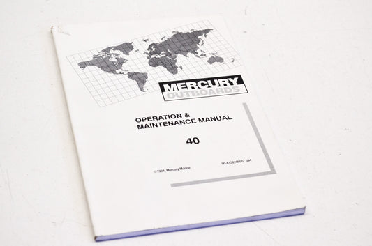 OEM Mercury 90-812810950 40 HP Operation Manual NOS