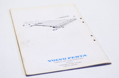 Volvo Penta 1967-1975 Type 090,091,092 5HP 70cc 1-Cyl Parts List
