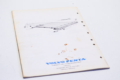 Volvo Penta 1972-1975 Type 120-123 5HP 70cc 1 Cyl Parts List