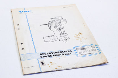Volvo Penta 1966-1977 Type 360 & 361 345cc 2-Cyl Parts List