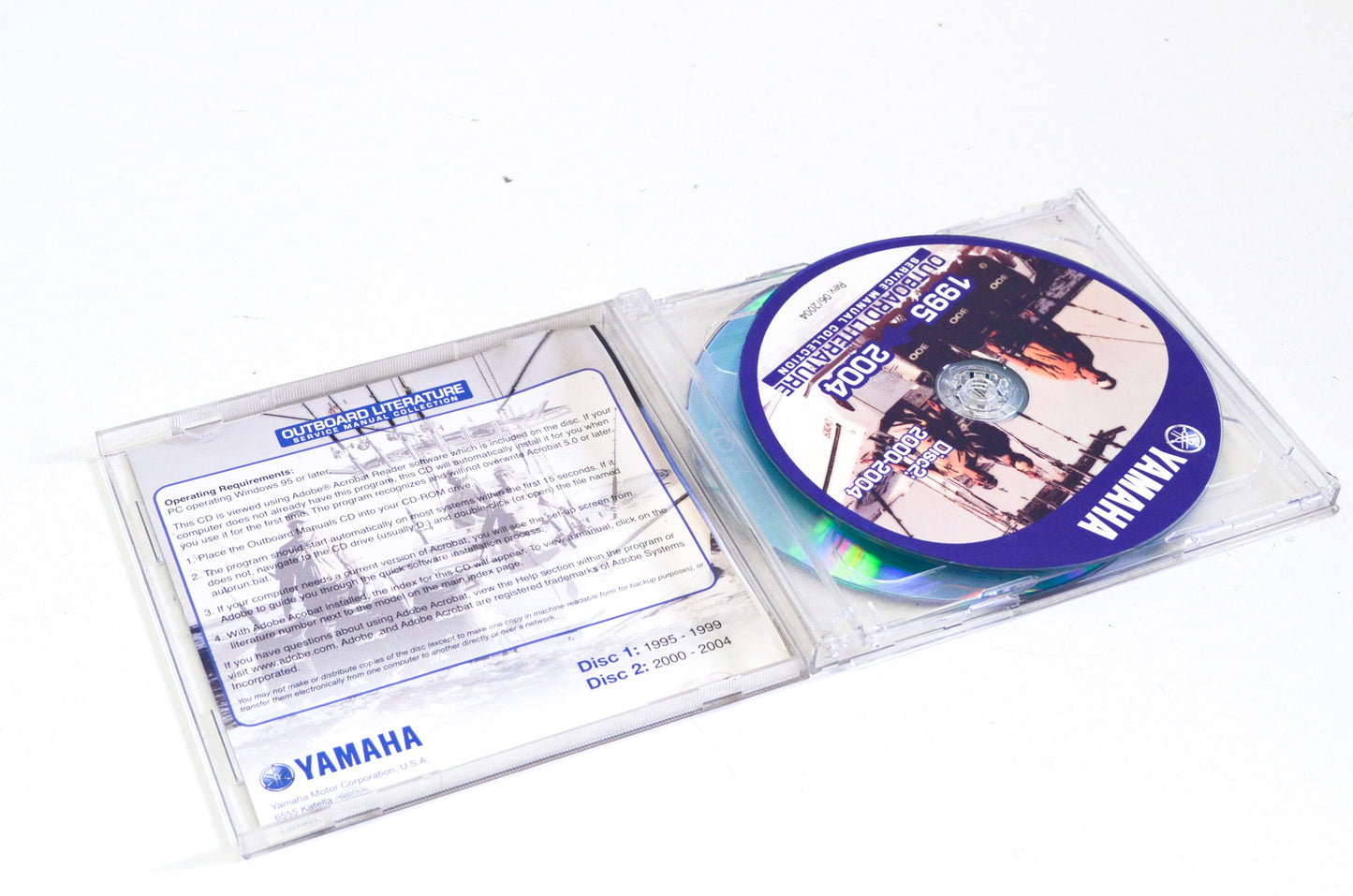 1995-2004 Outboard Literature Service Manual CD Collection
