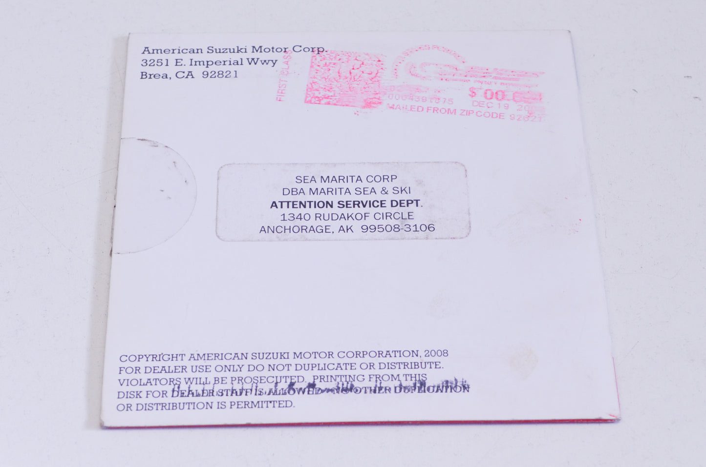 OEM Suzuki DF300 Service Manual CD