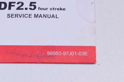 OEM Suzuki 99560-97J01-03E DF2.5 Service Manual CD