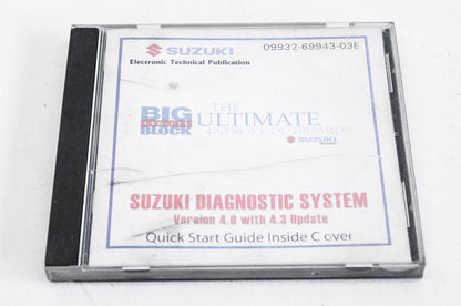 OEM Suzuki 09932-69943-03E 150/175 4-Stroke Diagnostic System CD