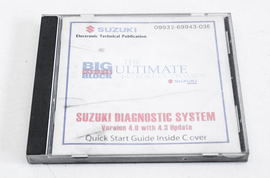 OEM Suzuki 09932-69943-03E 150/175 4-Stroke Diagnostic System CD