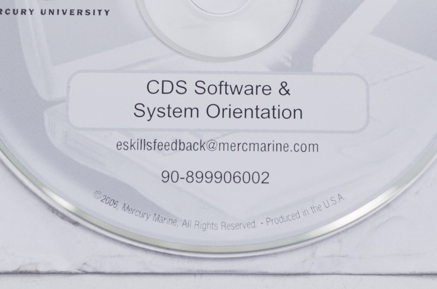 CDS Software & System Orientation CD NOS