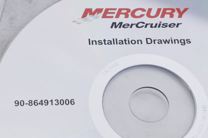 OEM Mercury 90-864913006 Installation Drawings CD