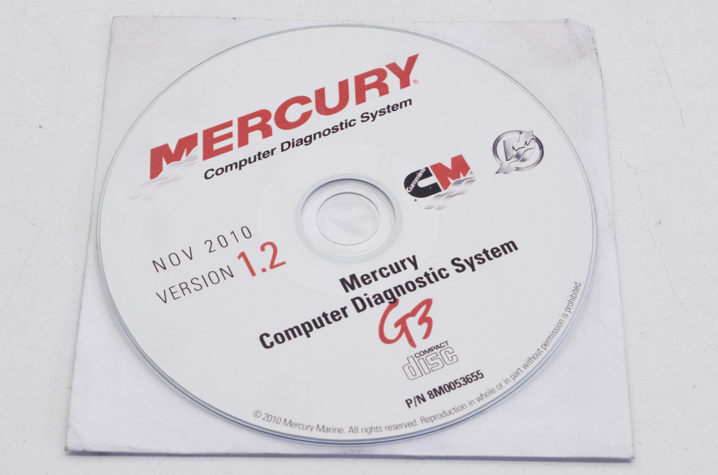 OEM Mercury Computer Diagnostic System CD