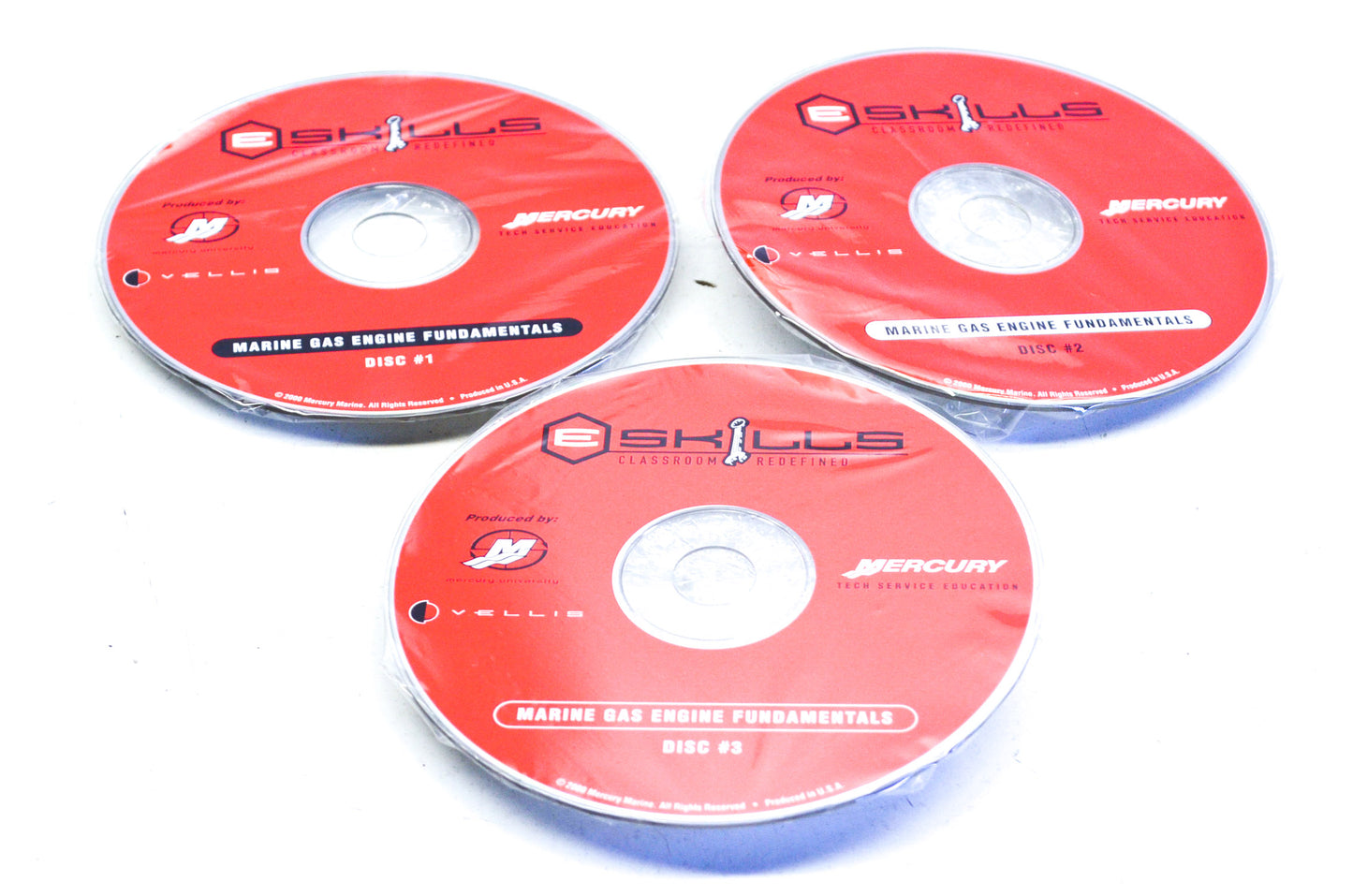 E Skills Marine Gas Engine Fundamentals CD Discs 1-3