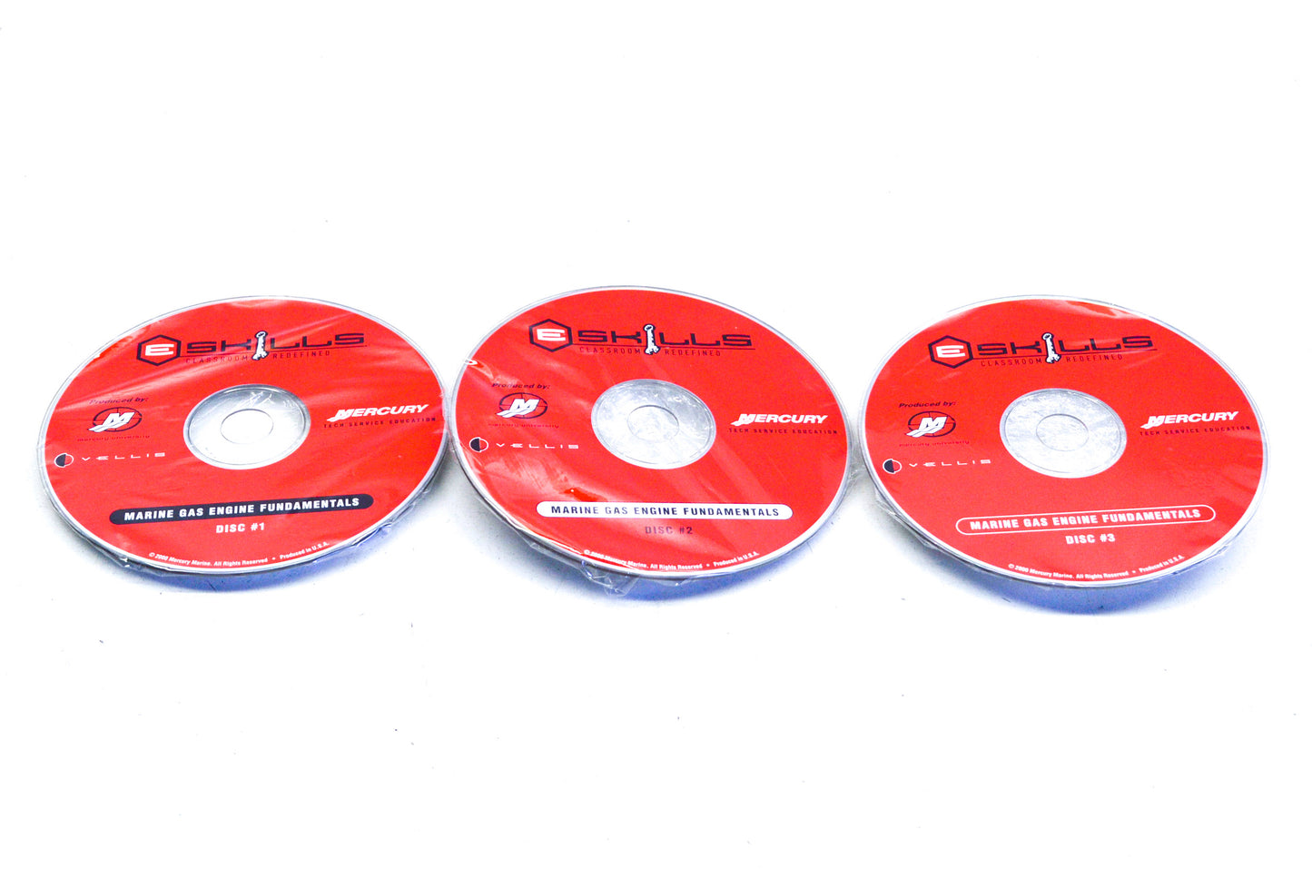 E Skills Marine Gas Engine Fundamentals CD Discs 1-3