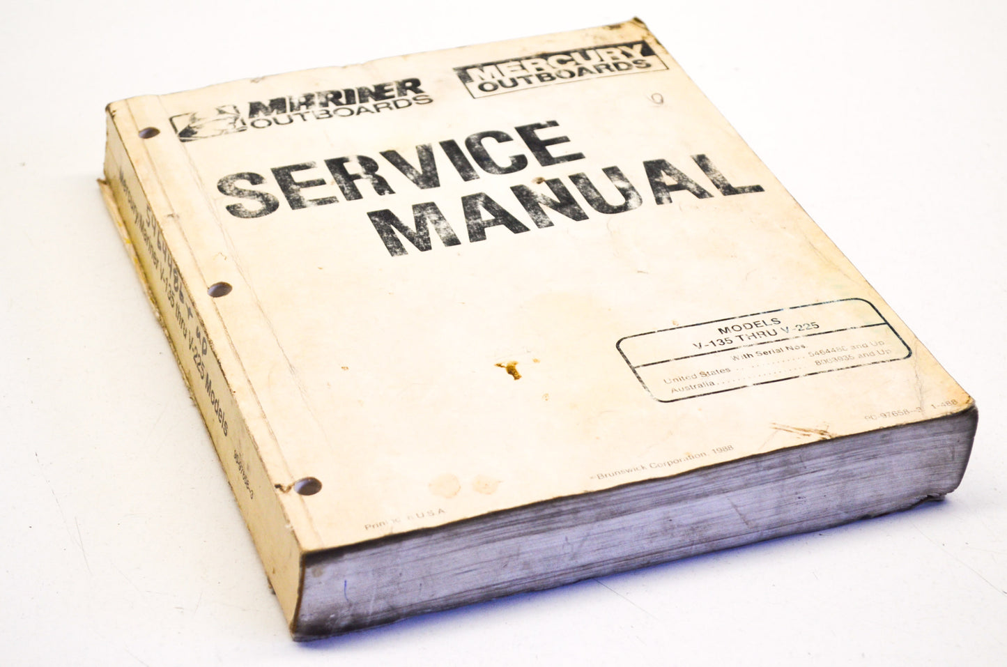 OEM Mercury V-135-V-225 Service Manual