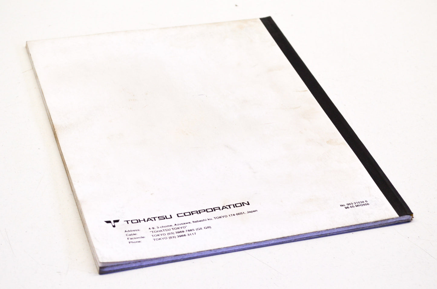 OEM Tohatsu 4-Stroke 5 HP Service Manual