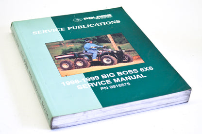OEM Polaris 9916575 Service Manual 97-00 Big Boss 6X6