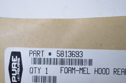 OEM Polaris 5813693 Left Rear Melamine Hood Foam NOS
