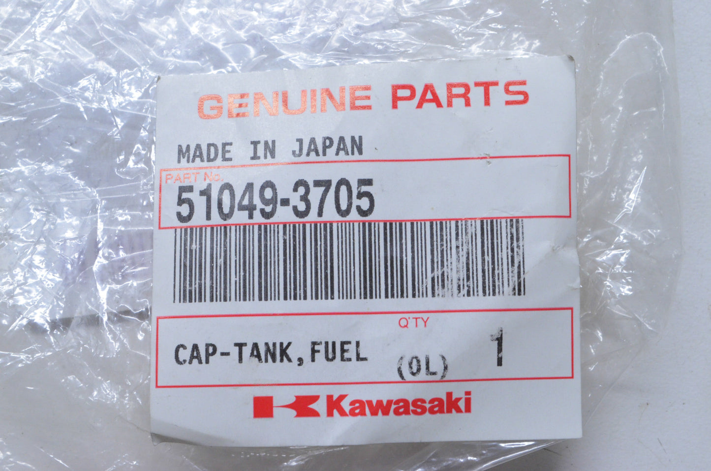OEM Kawasaki 51049-3705 Fuel Tank Cap NOS