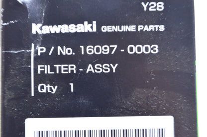 OEM Kawasaki 16097-0003 Oil Filter Assembly NOS