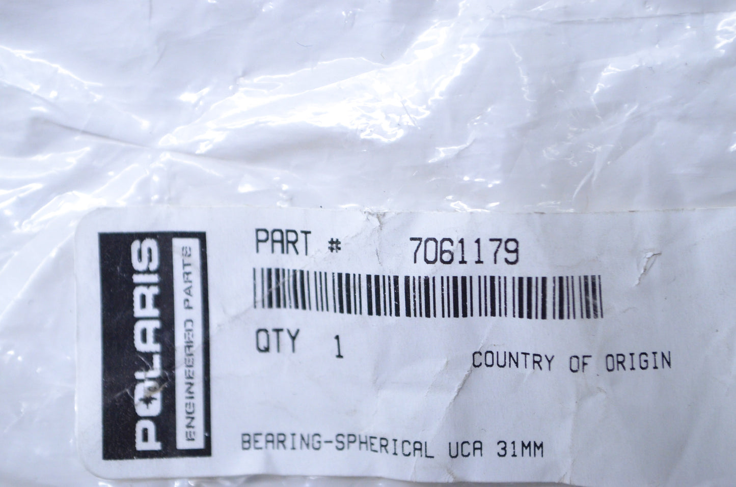 OEM Polaris 7061179 Spherical Bearing UCA 31MM NOS