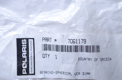 OEM Polaris 7061179 Spherical Bearing UCA 31MM NOS