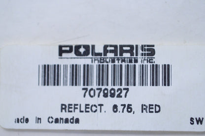 OEM Polaris 7079927 Red Reflector Decal 6.75"X.68" NOS