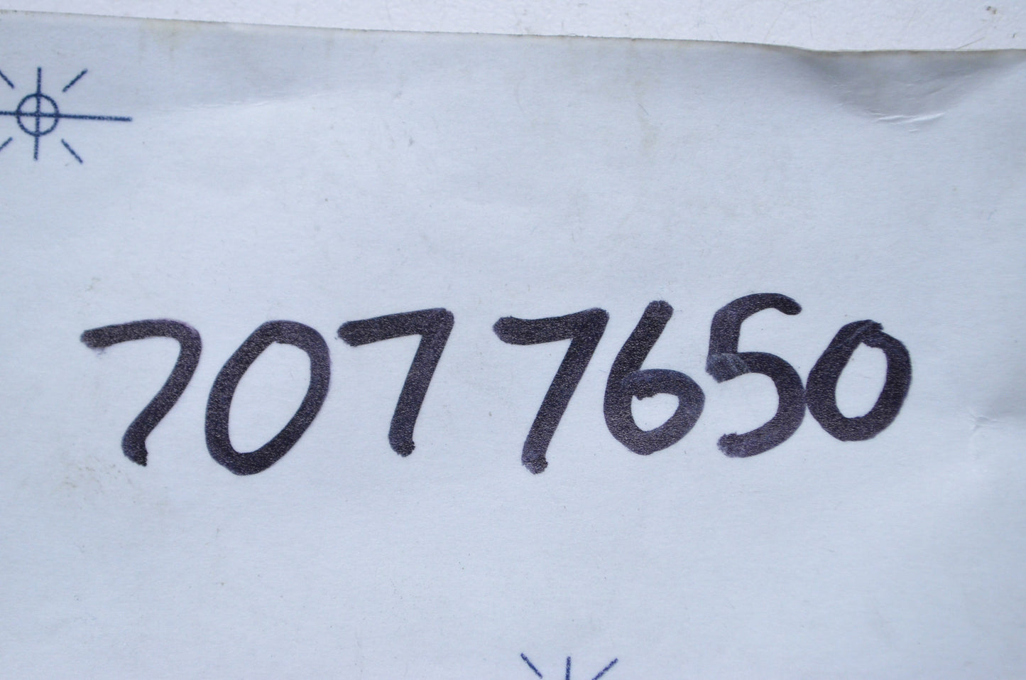 OEM Polaris 7077650 Left Reverse Warning Decal NOS