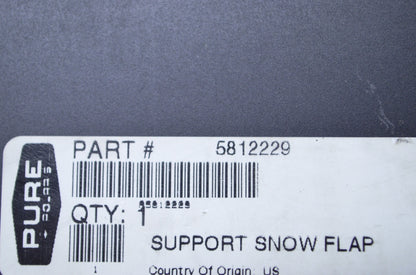 OEM Polaris 5812229 Snow Flap Support NOS