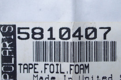 New OEM Polaris Foam Foil Tape NOS