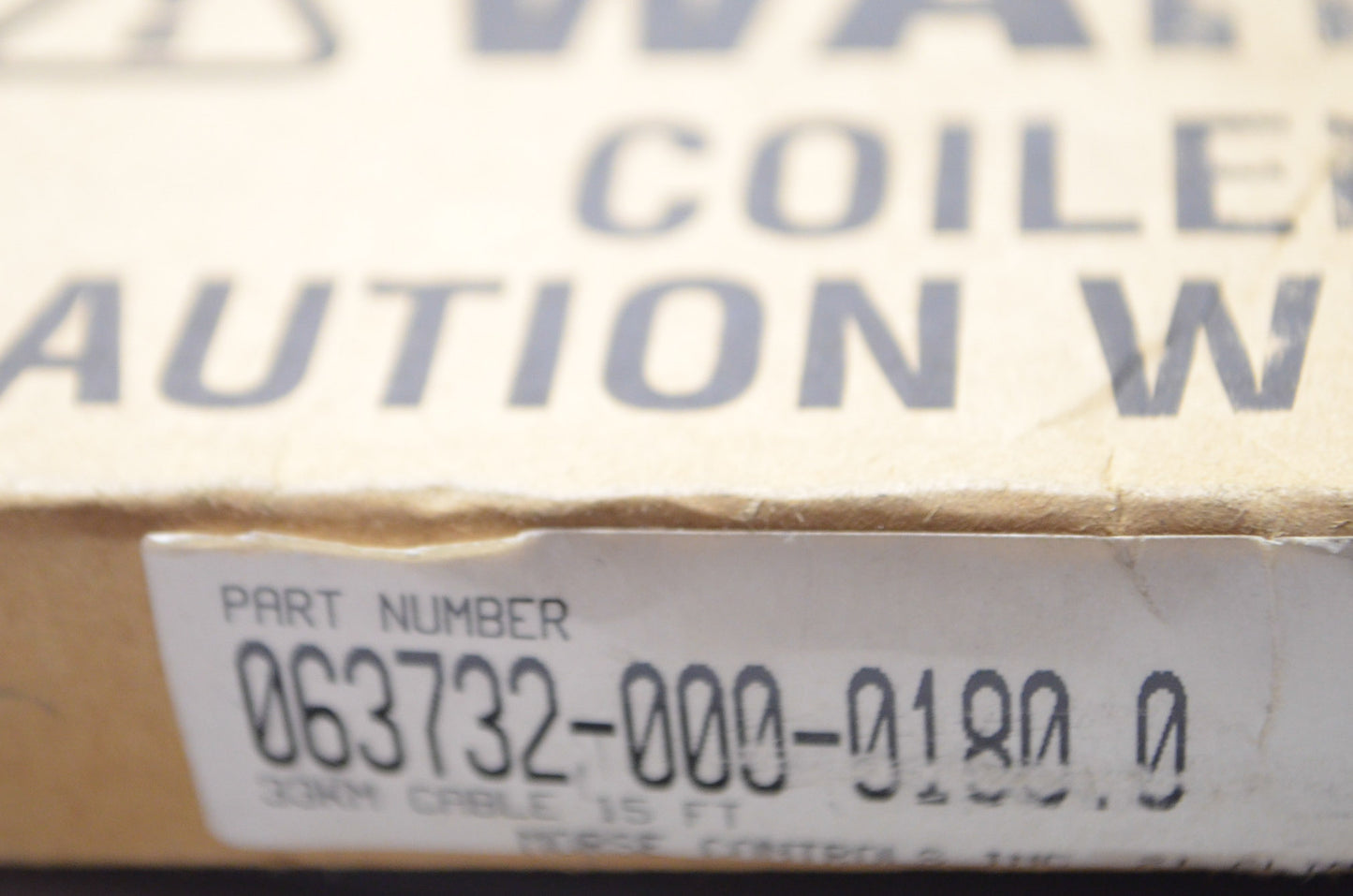 Morse 63732-000-0180.0, 063732-000-0180.0 Control Cable 15' NOS