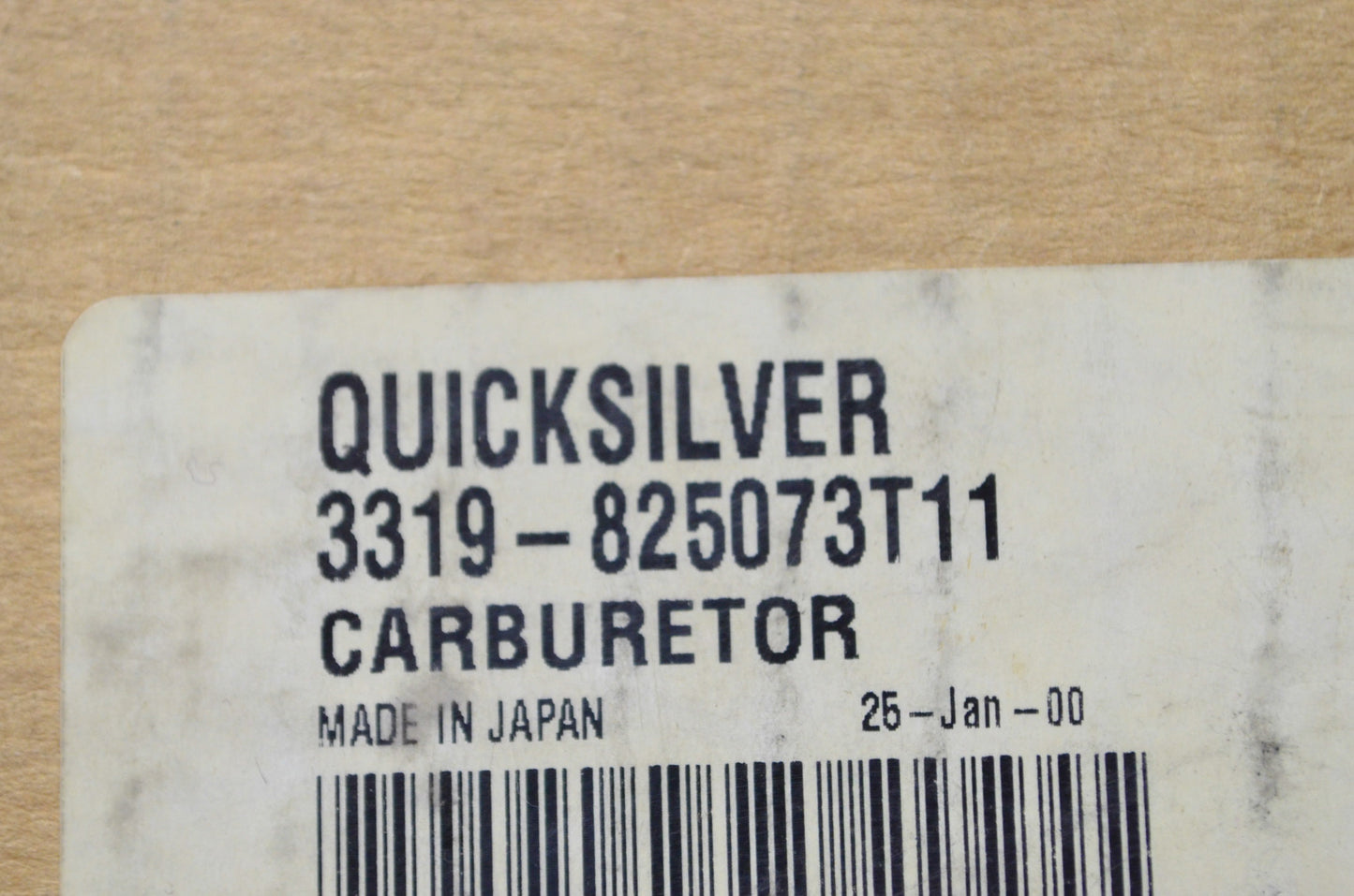 OEM Mercury 3319-825073T11 Carburetor NOS